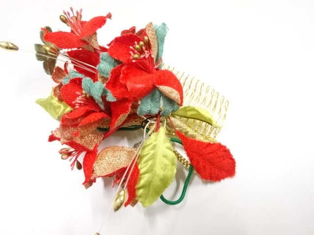 JAPANESE KIMONO / ANTIQUE HAIR ACCESSORY
